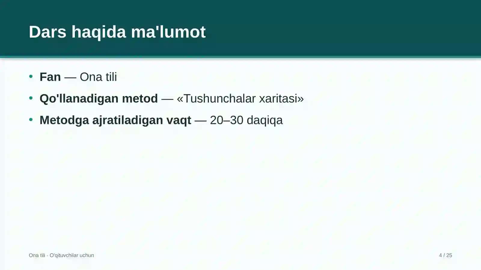 ona tili darslarida tushunchalar xaritasi metodidan foydalanish 4706 4