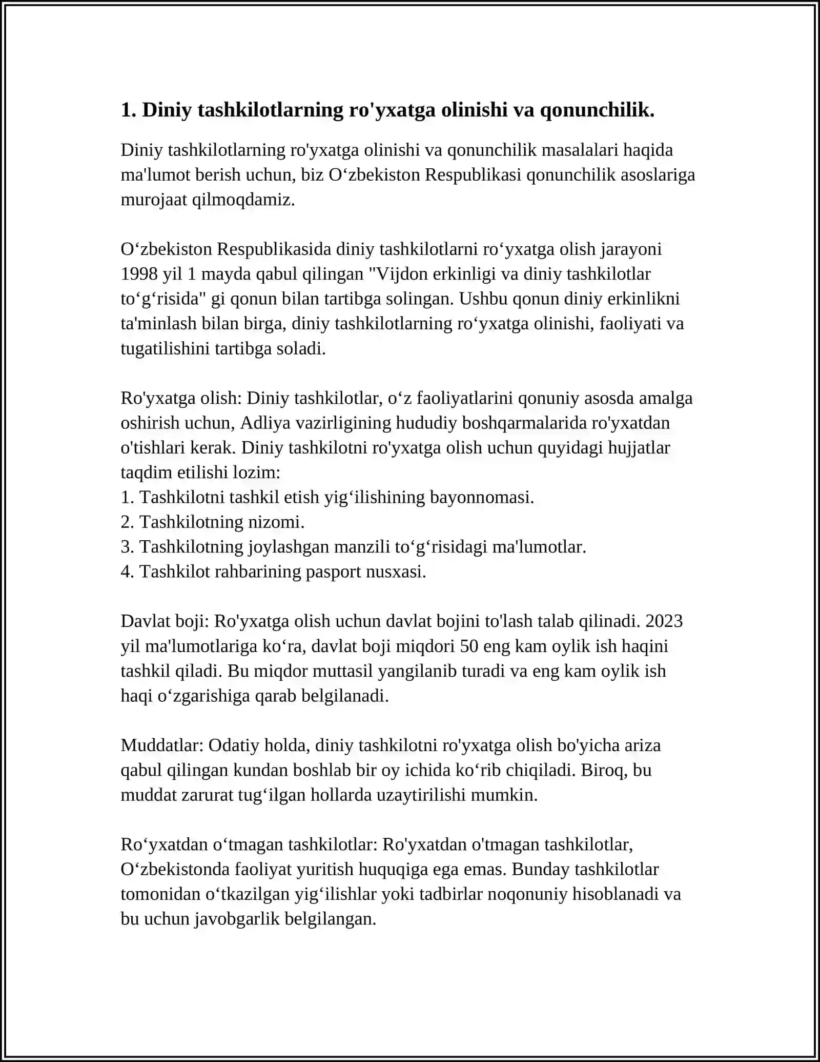 O‘ZBEKISTON RESPUBLIKASI OLIY TA’LIM FAN VA INNOVATSIYA VAZIRLIGI QASHQADARYO VILOYATI QARSHI TUMANI OSIYO TEXNOLOGIYALAR UNIVERSESTETI 4