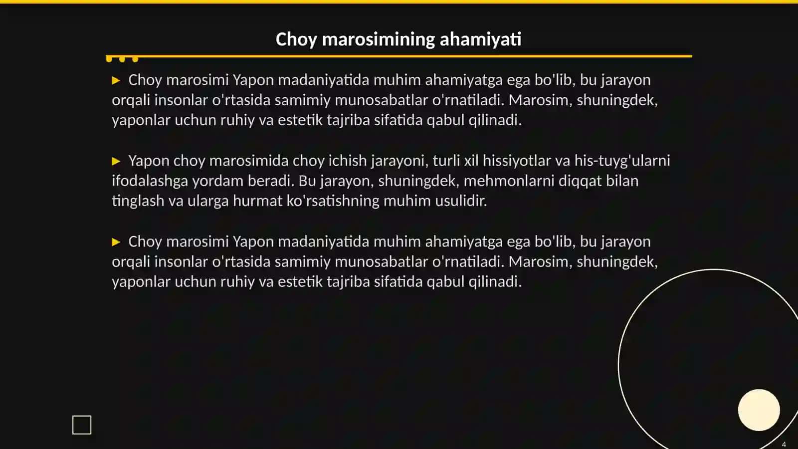Yaponiyada choy marosimi 4