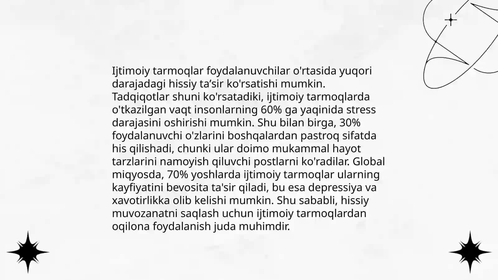 Axborotlarning shaxs his-tuyg’ulariga ta’sir muammolari 4