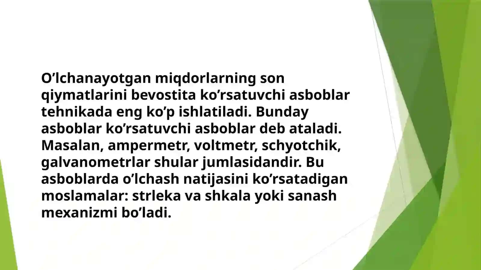 Elektot o'lchov asboblari 4
