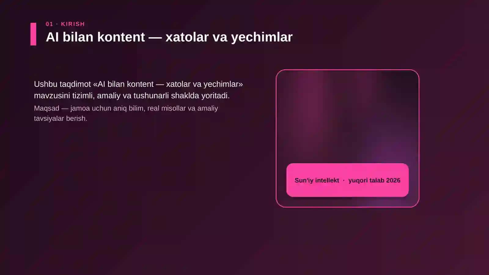 AI bilan kontent—xatolar va yechimlar 4