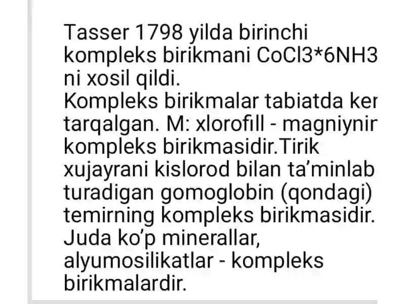Kompleks birikmalar 4