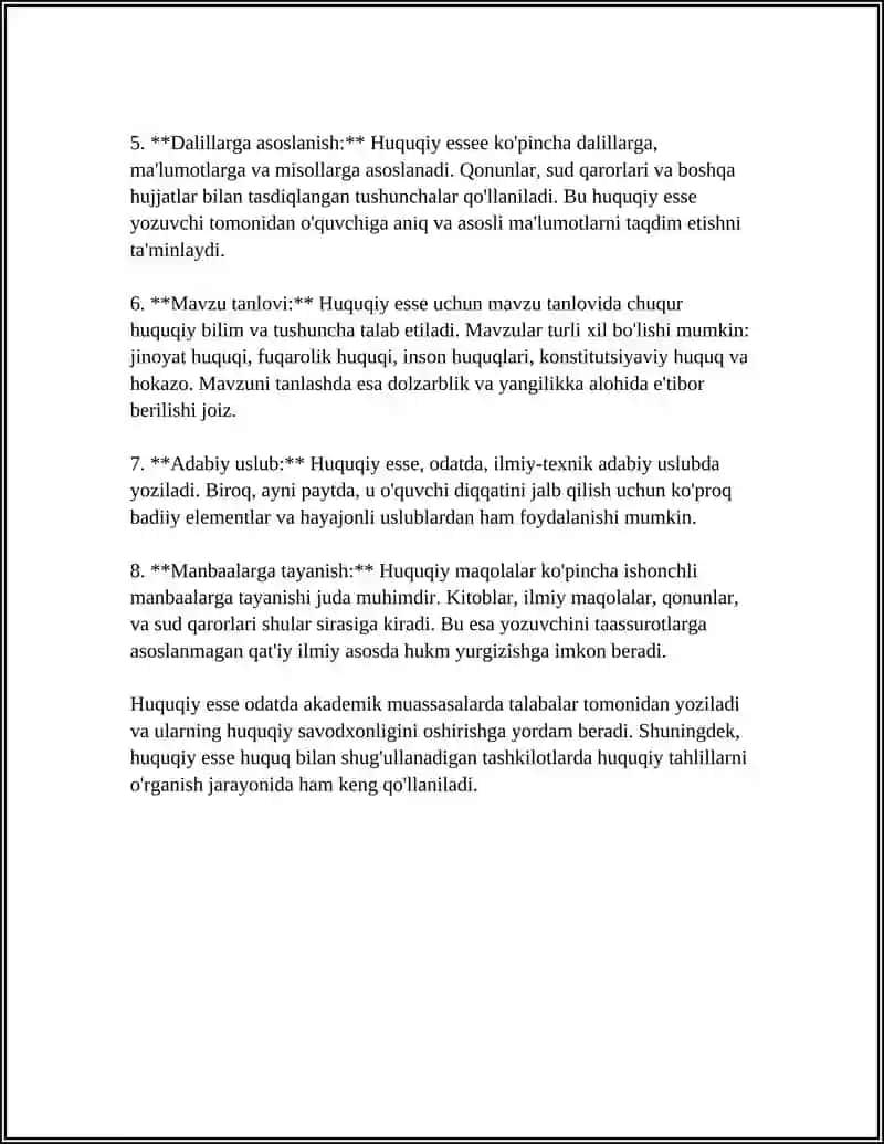ESSE JANIRI HUQUQIY ESSE ASOSLARI 4
