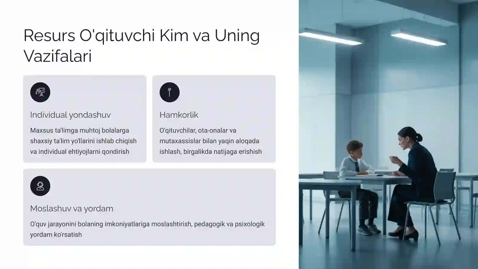 IMKONIYATI CHEKLANGAN BOLALARNI INKLYUZIV TA’LIM MUASSASALARIDA O‘QITISH 4