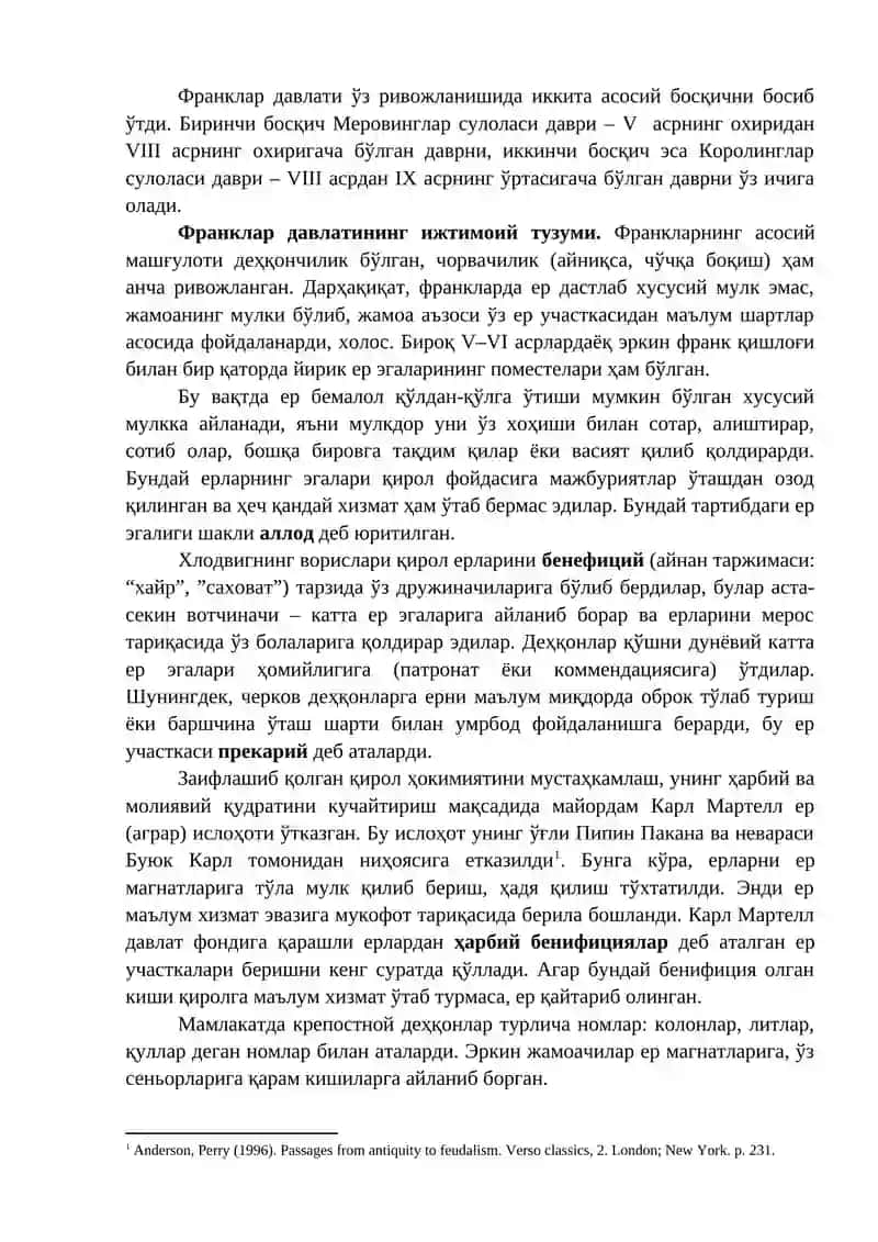 6-МАВЗУ: ЎРТА АСРЛАРДА ЕВРОПА МАМЛАКАТЛАРИ ДАВЛАТИ ВА ҲУҚУҚИ 4