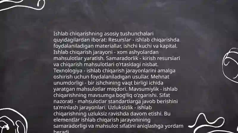 Ishlab chiqarish va uning modellari 4