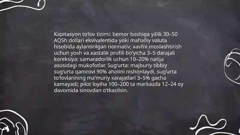 Birlamchi tibbiy sanitariya yordami tizimini isloh qilish yónalishlari 4