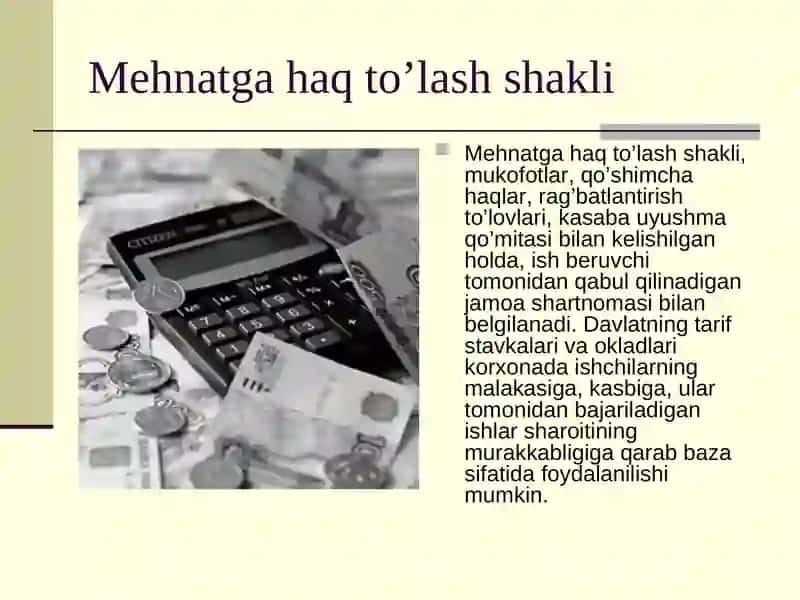 ISH HAQINI TASHKIL QILISH SHAKILLARI VA TIZIMLARI 4