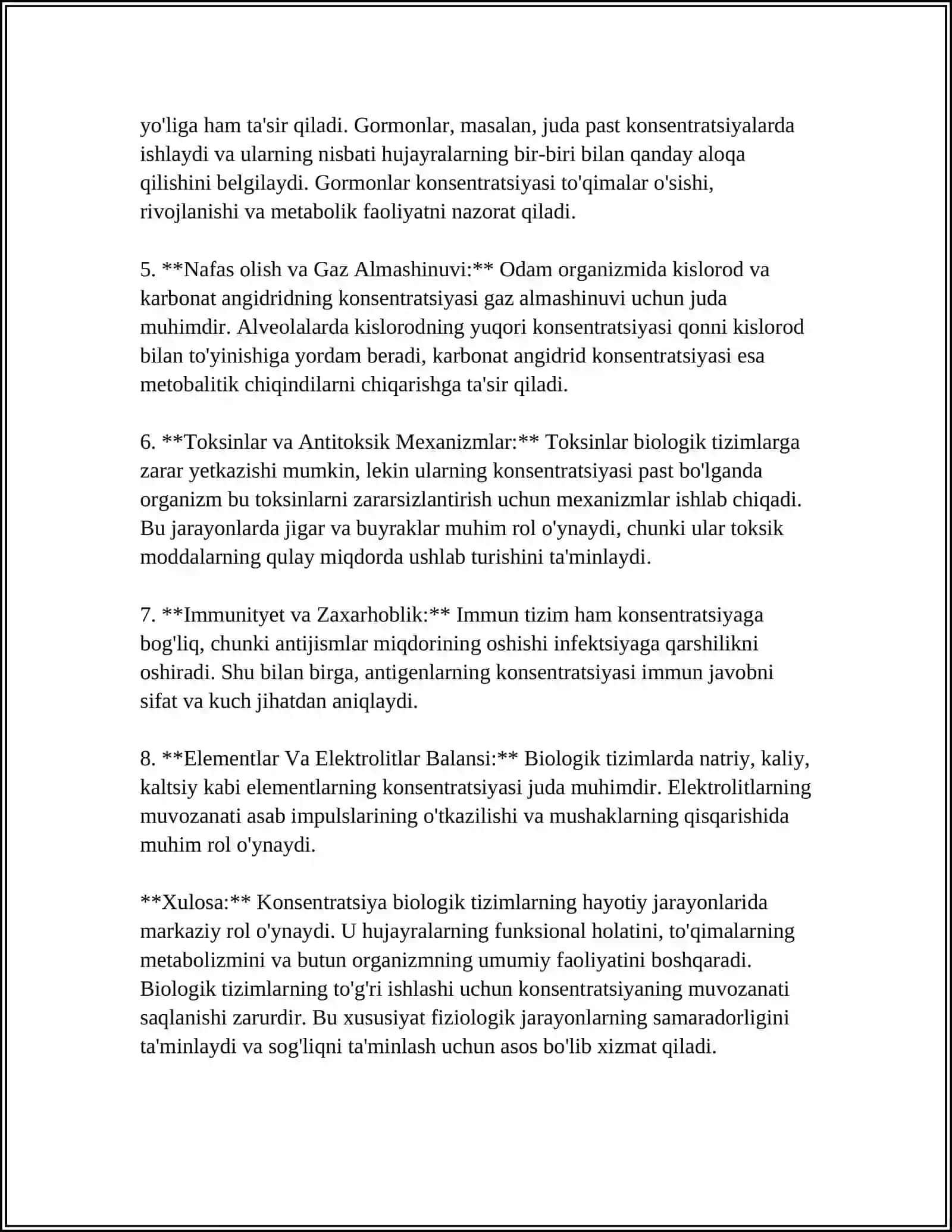 ORGANIZMDAGI DORI KONSENTRATSIYASINI MODELLASHTIRISHDA INTEGRAL HSOB TATBIQLARI 4