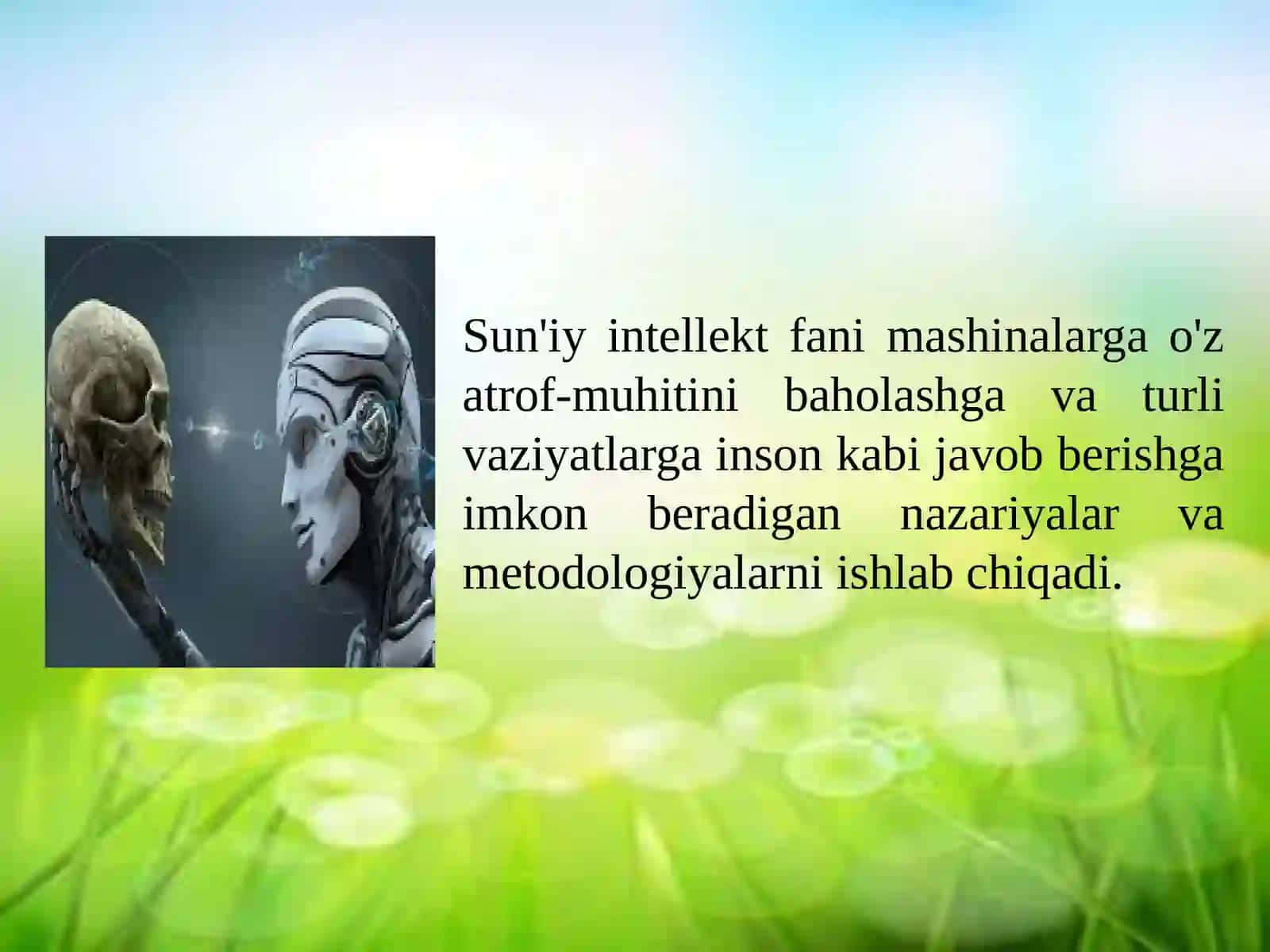 Sun'iy Intellekt va AI 4