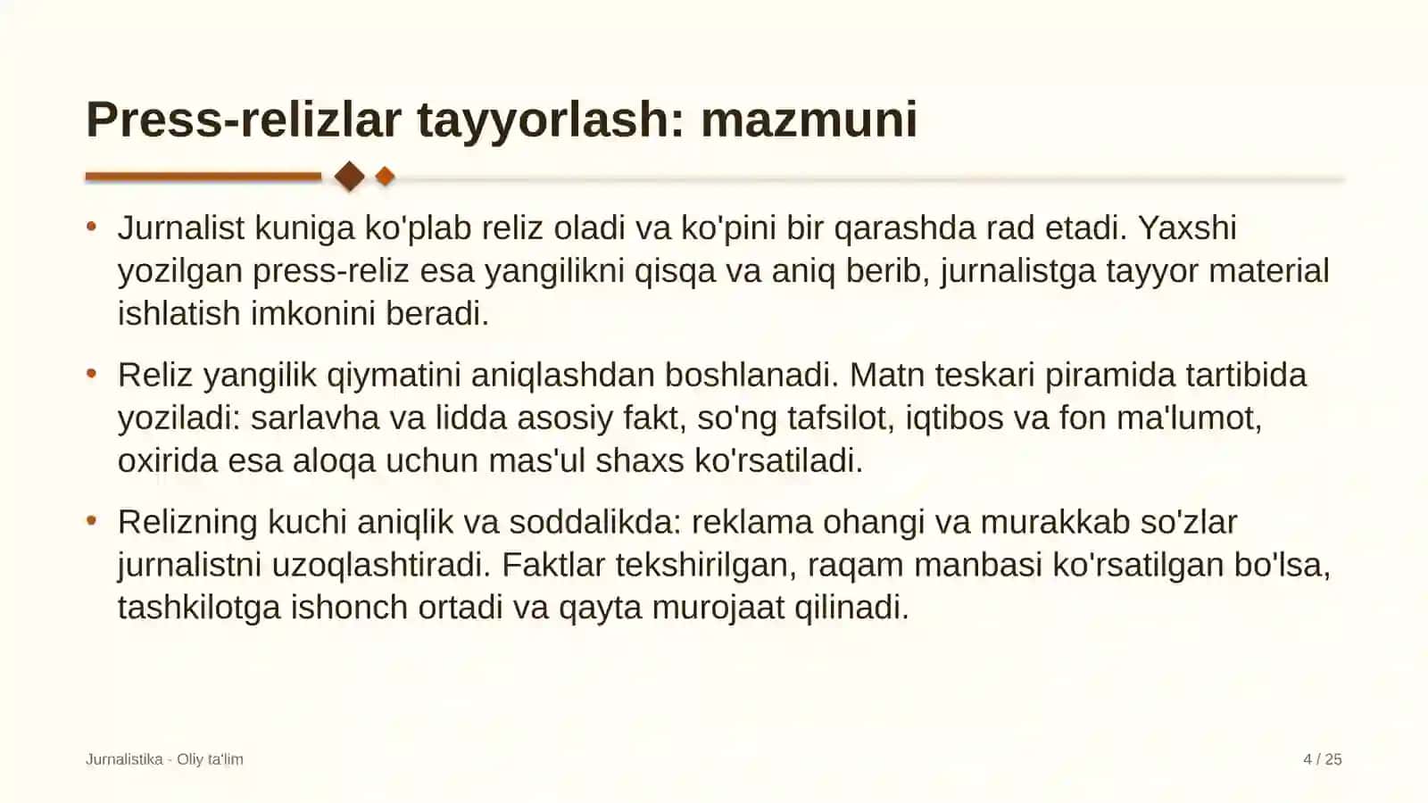 zargarlik sanoatida press relizlar tayyorlash 7144 4
