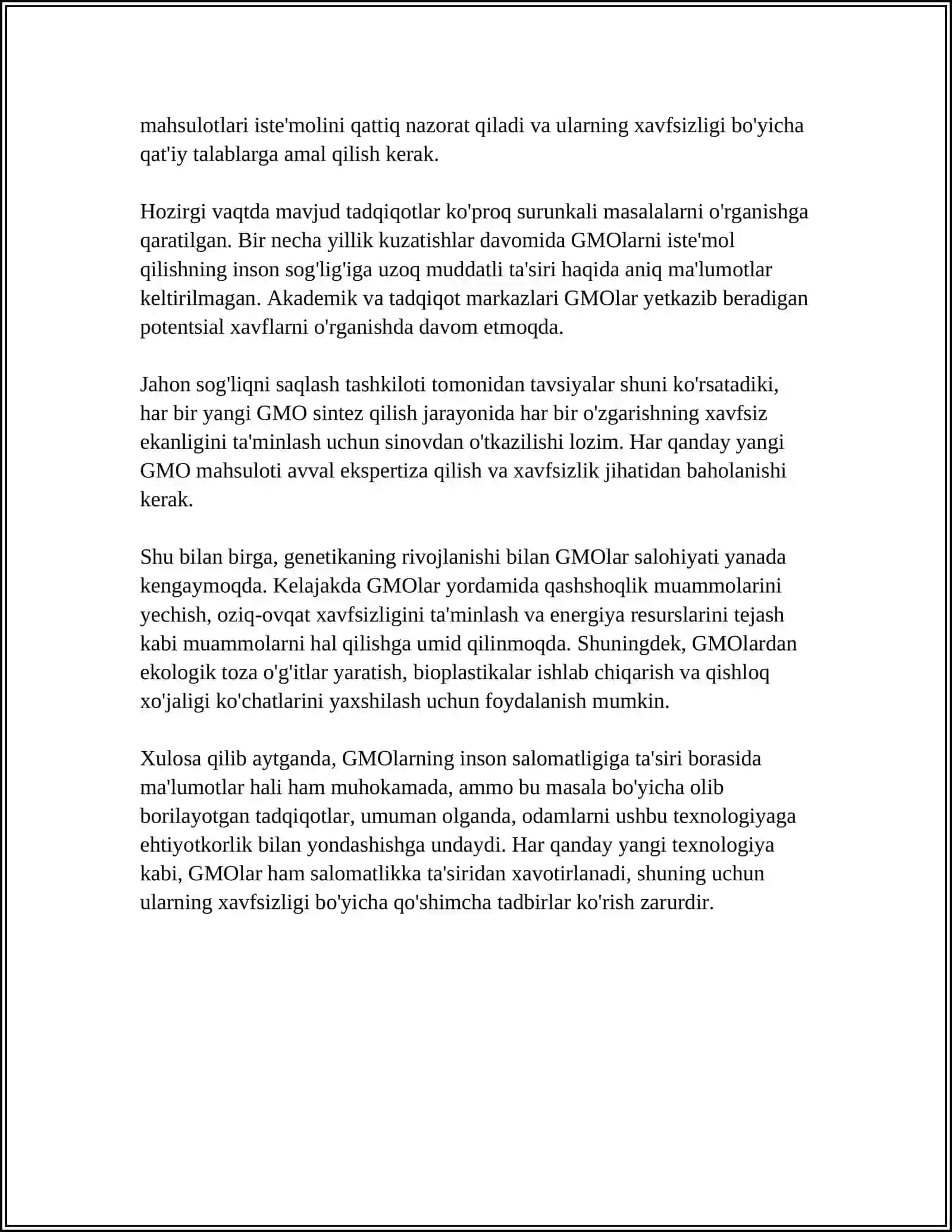 Genetika fanining zamonaviy muammolari 4