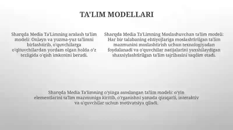 Sharqda Media Ta'lim 4