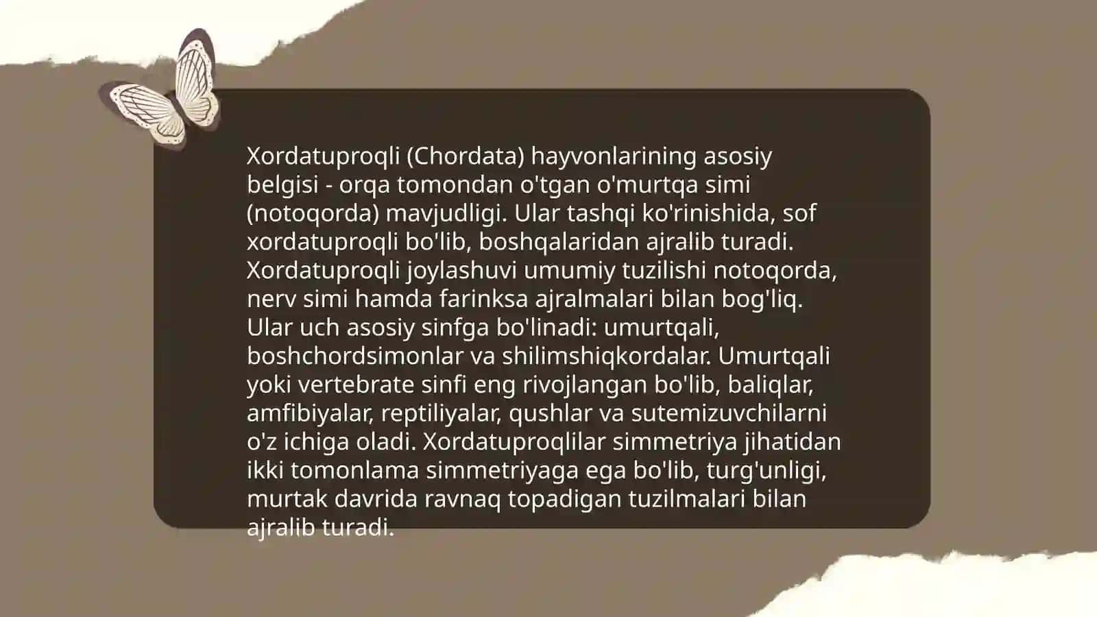 Xordalilarning muhim belgilari va ularning biologik ahamiyati 4