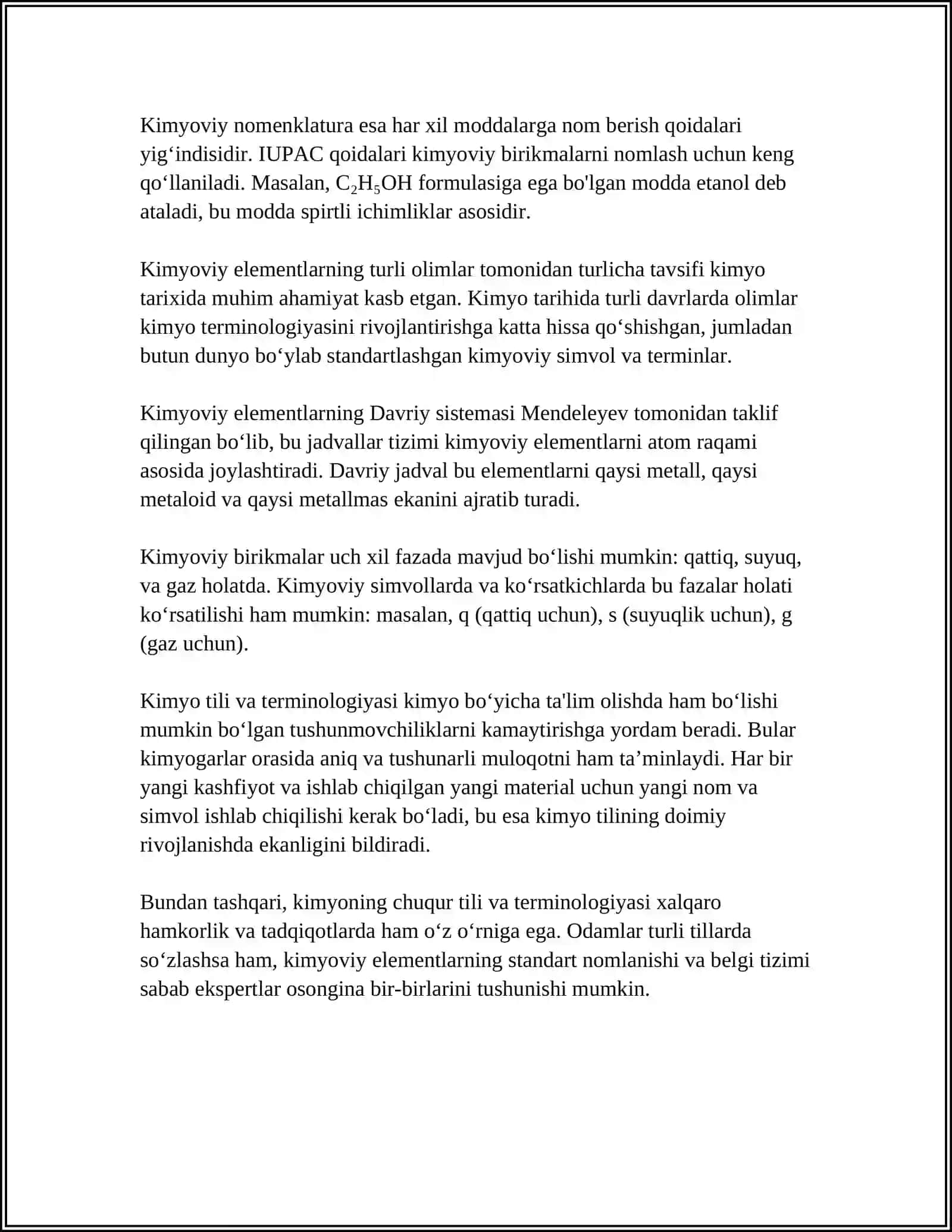 KIMYONING ASOSIY TUSHUNCHA VA QONUNLARI 4