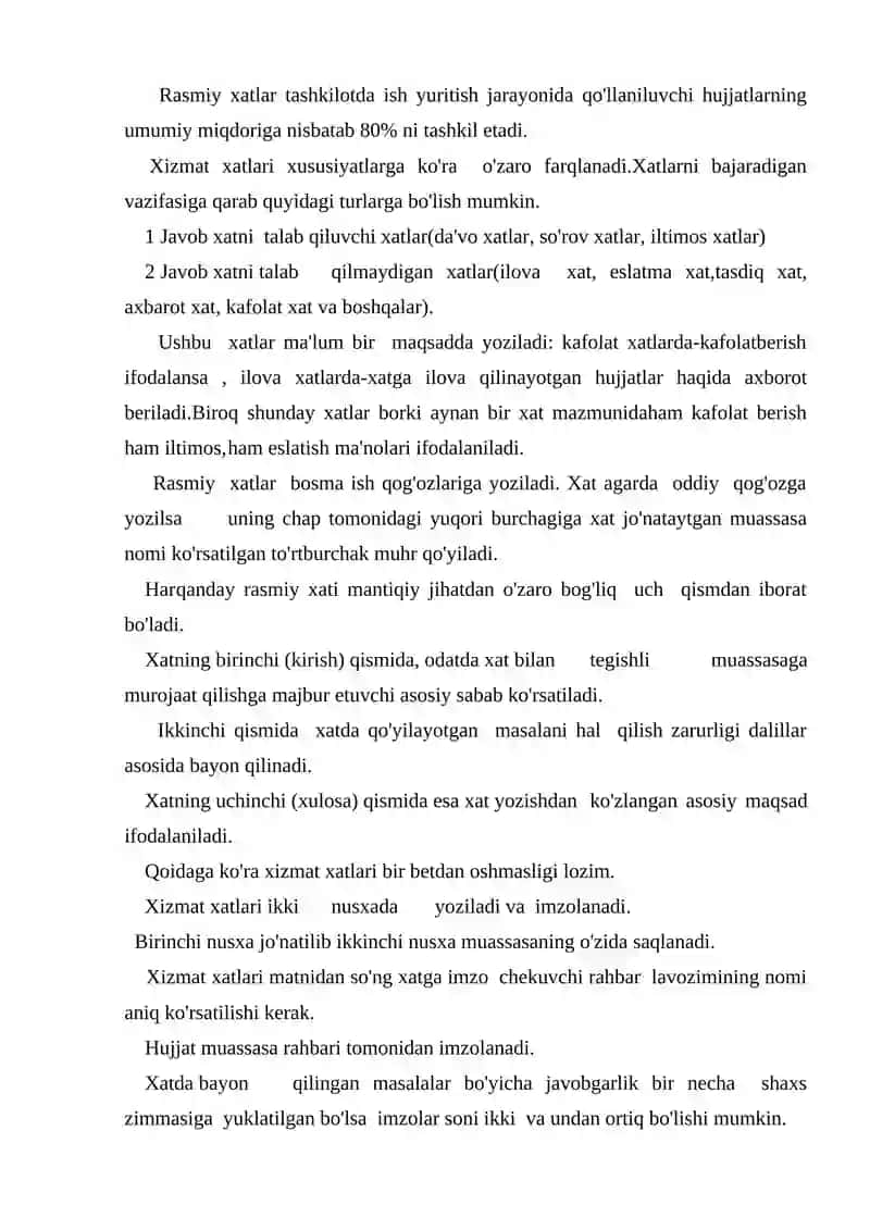 O’zbek tilida ish yuritish 4