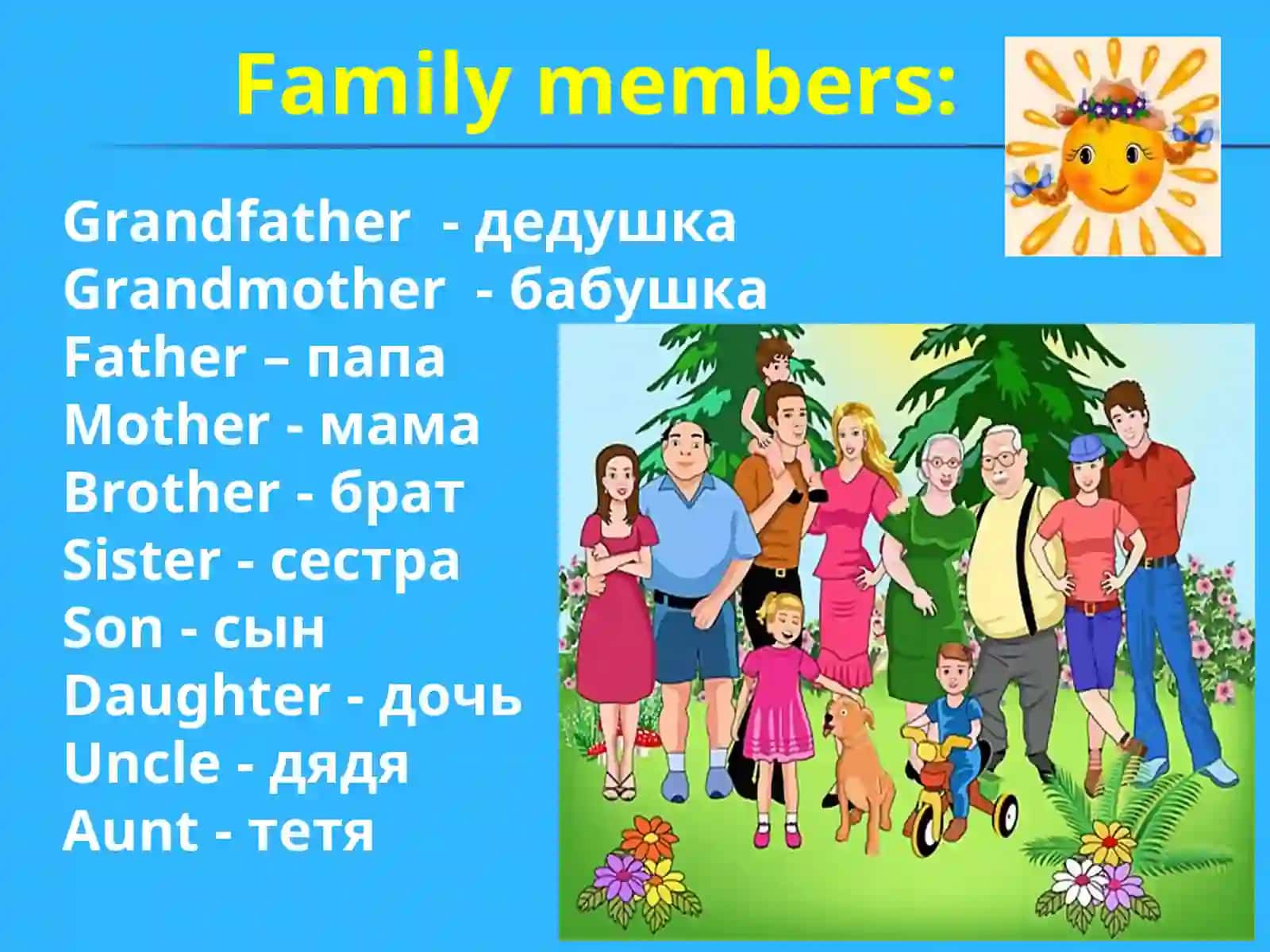 Моя семья 4