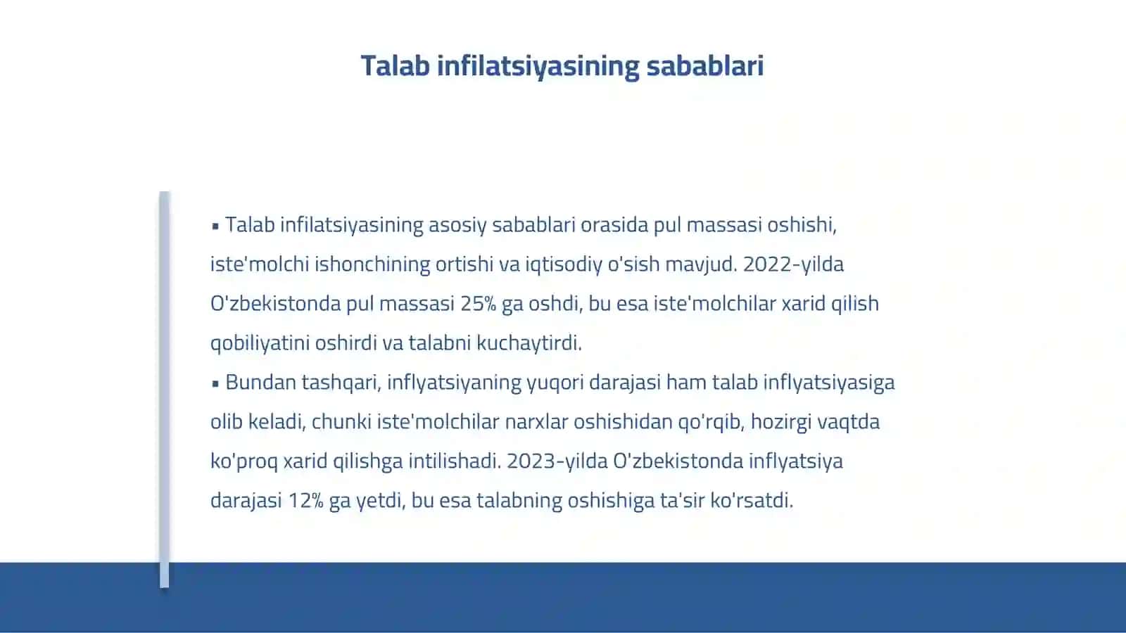 Talab va taklif infilatsiyasining farqlari 4