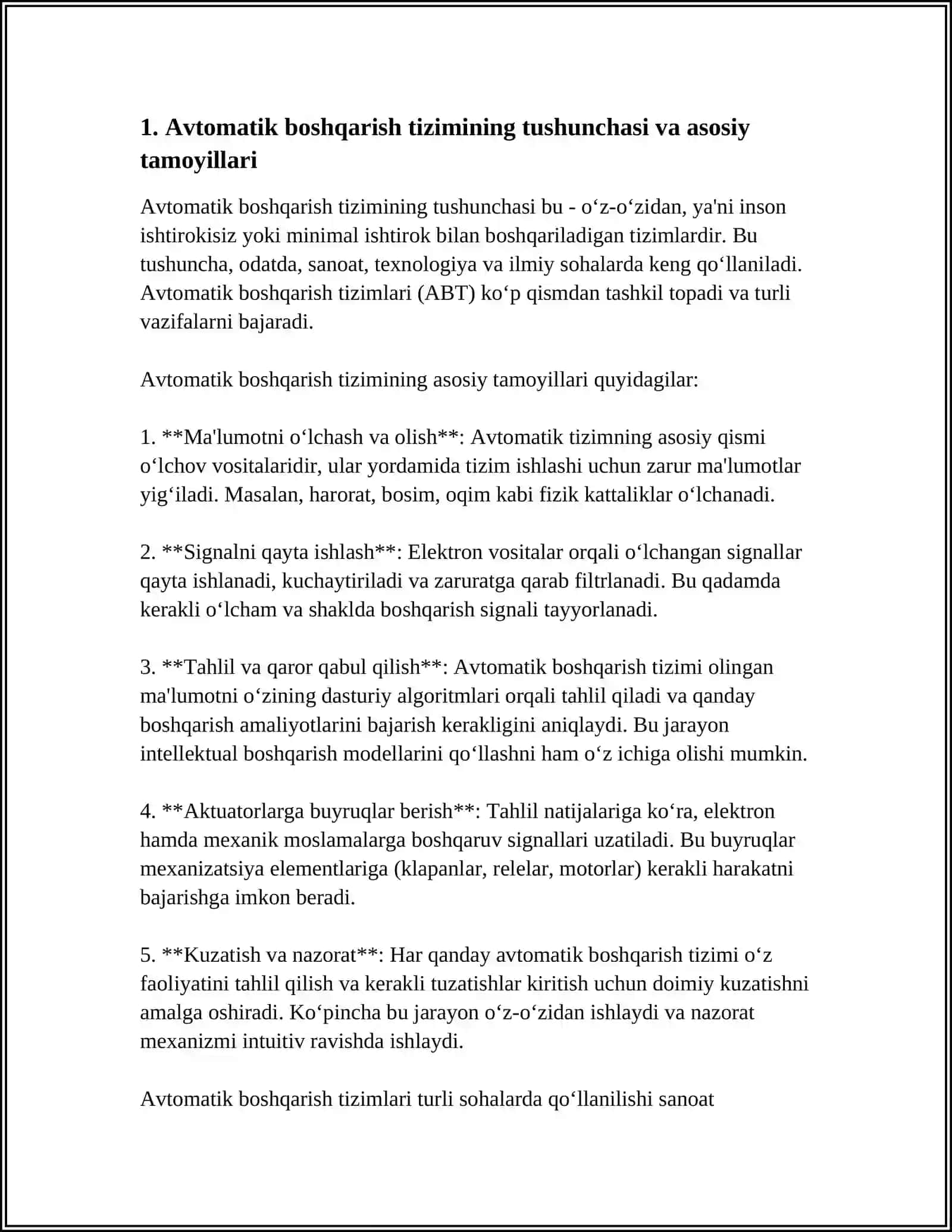 AVTOMATIK BOSHQARISH TIZIMLARI 4