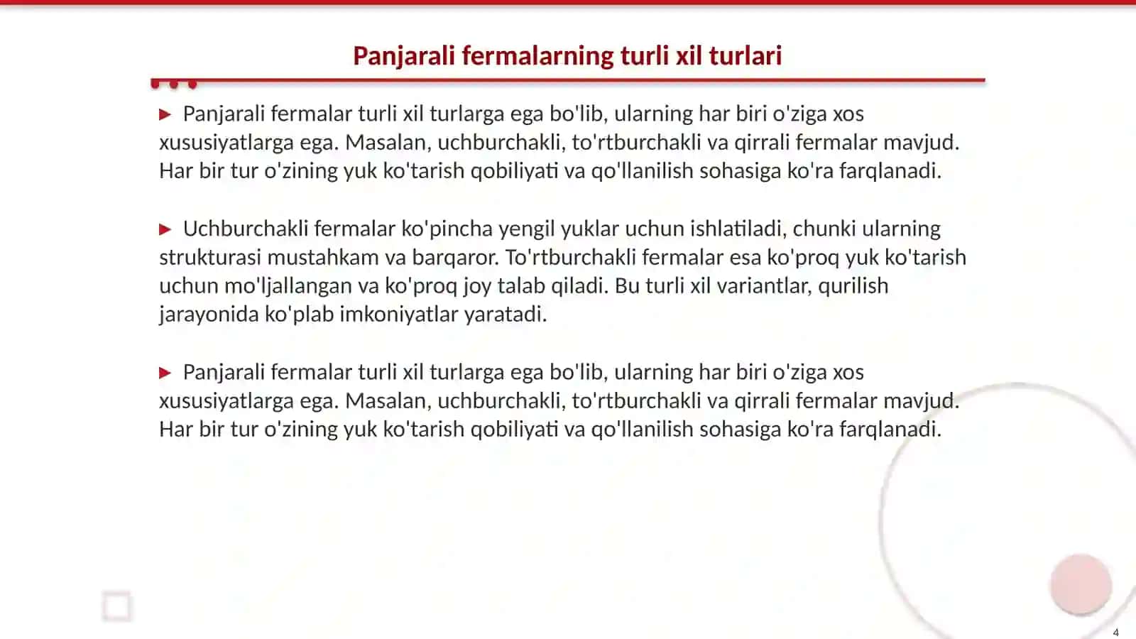Panjarali fermalar 4