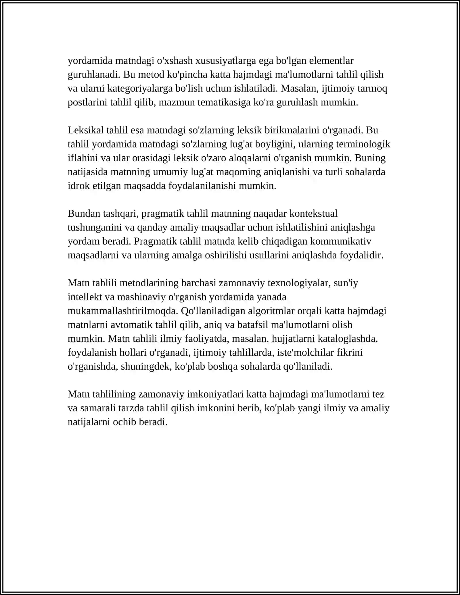 ONA TILI DARSLARIDA MATN USTIDA ISHLASH METODIKASINI TAKOMILLASHTIRISH 4