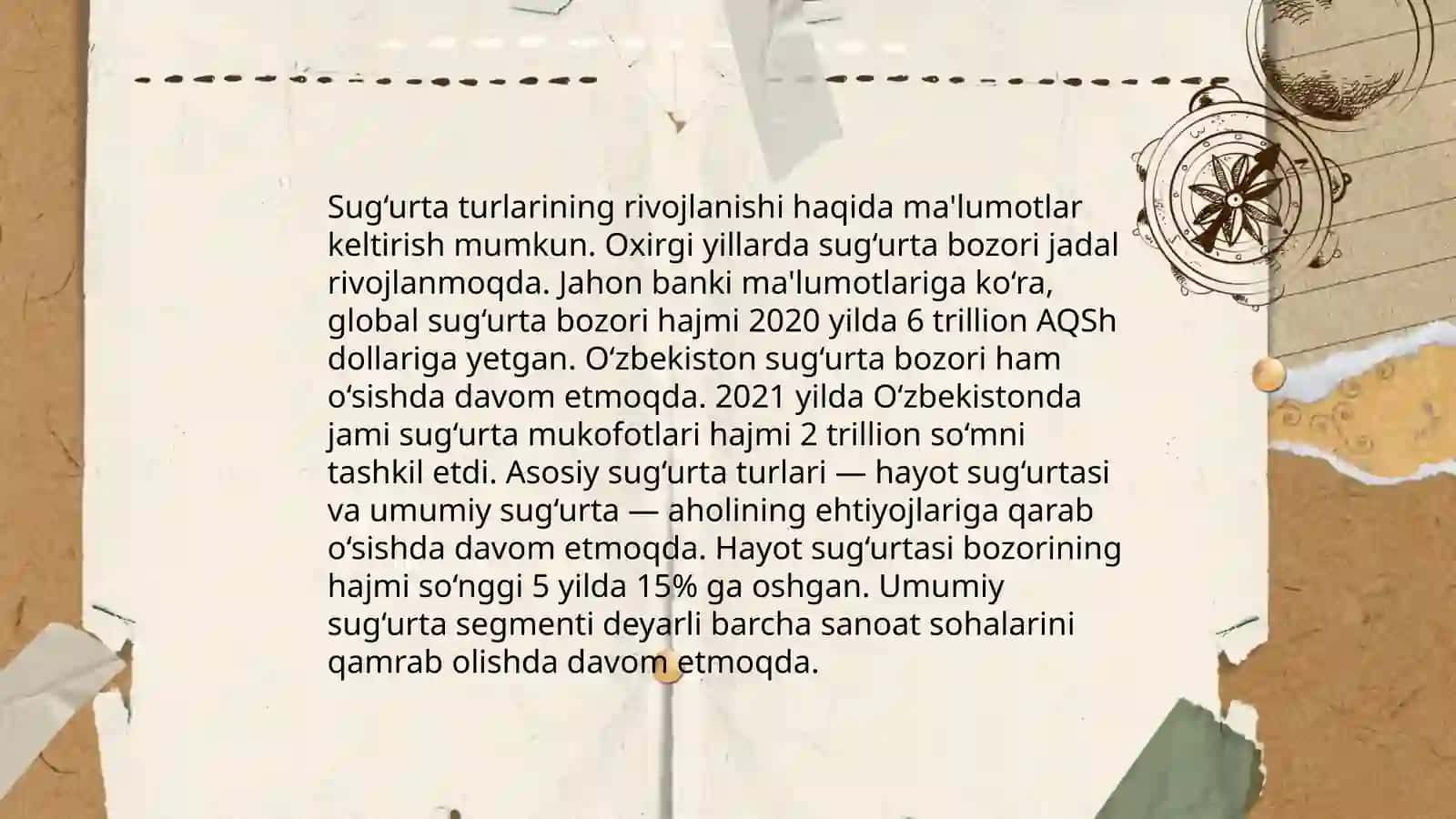 Dunyo sug‘urta bozori tarixi 4