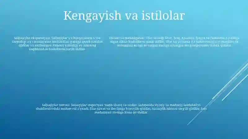 Saljuqiylar Davlati 4