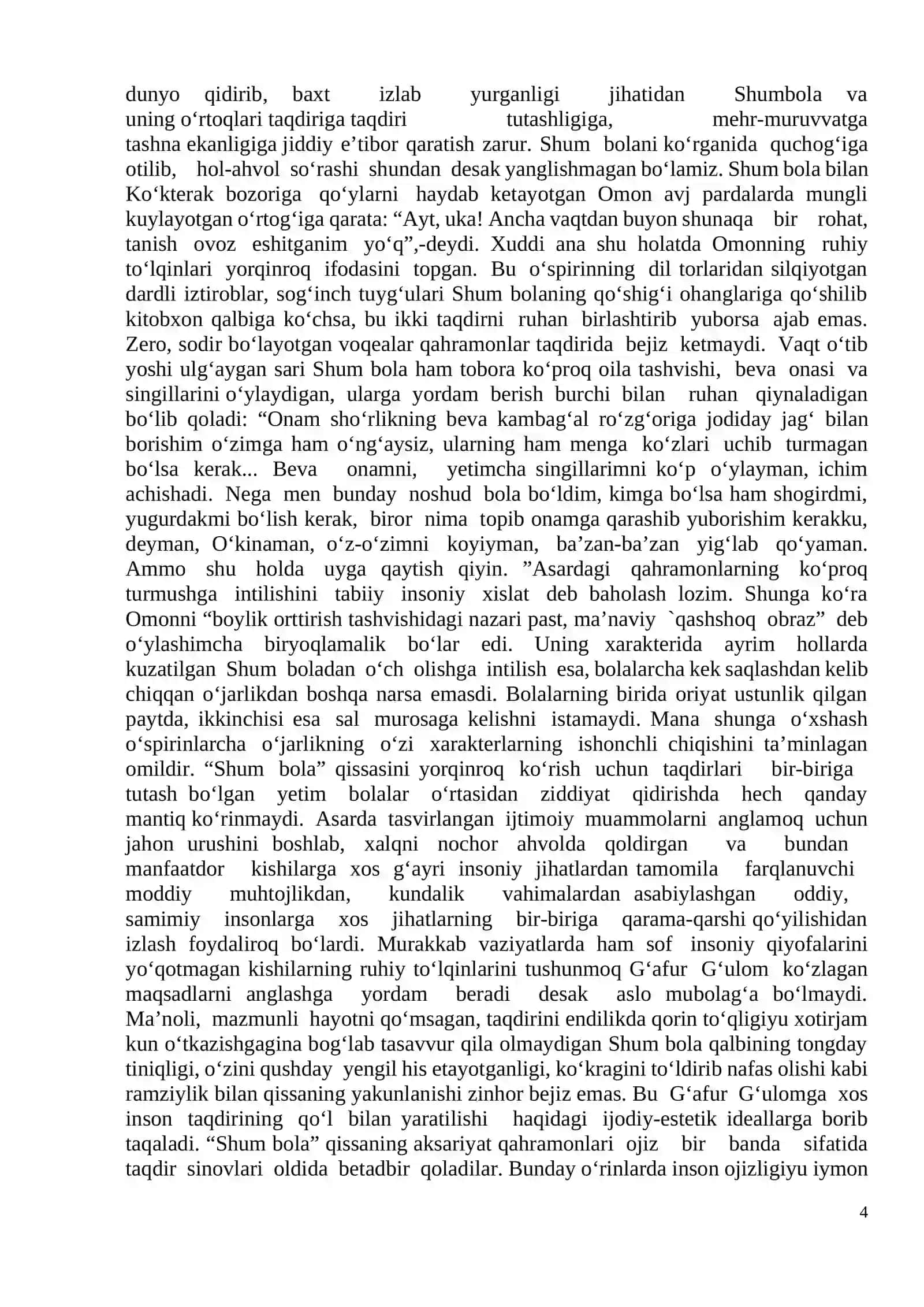 O’zbek adabiyoti va uni o’qitish metodikasi kafedrasi 4