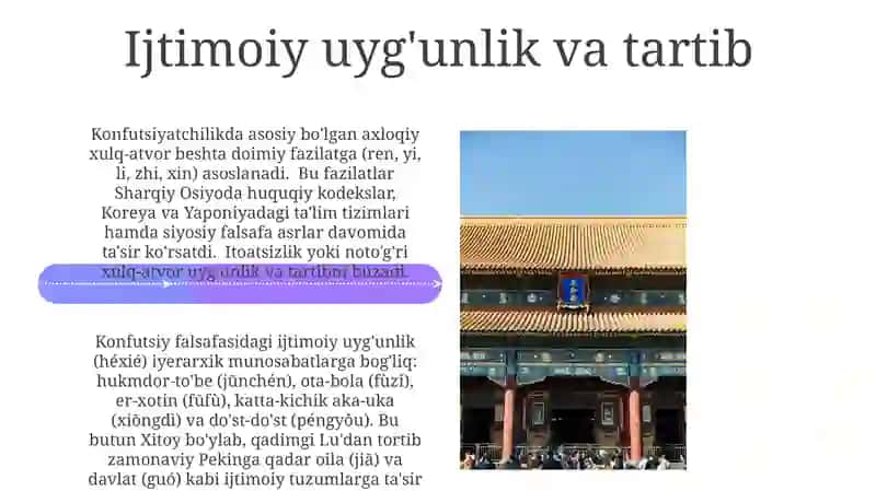 Konfutsiylik ta'limotining ijtimoiy axloqiy masalalari 4