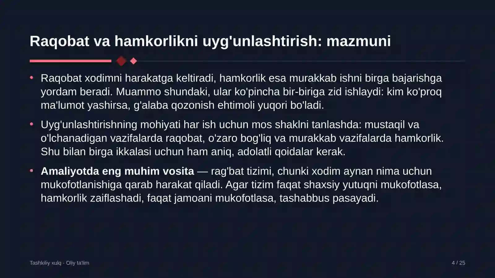 Dehqon bozorlarida raqobat va hamkorlikni uyg'unlashtirish 4