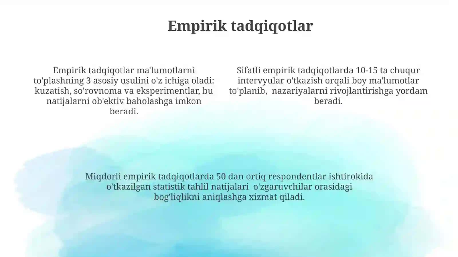Nazariy Tadqiqotlar 4