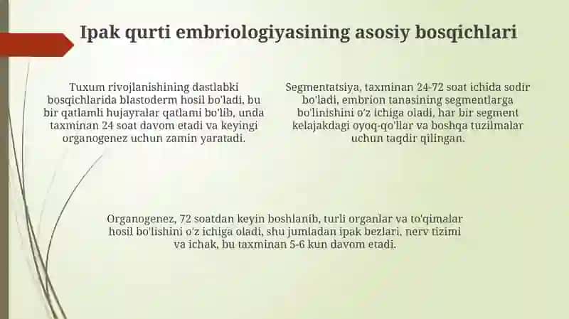 Ipak Qurti embriologiyasining tarixiy rivojlanishi 4