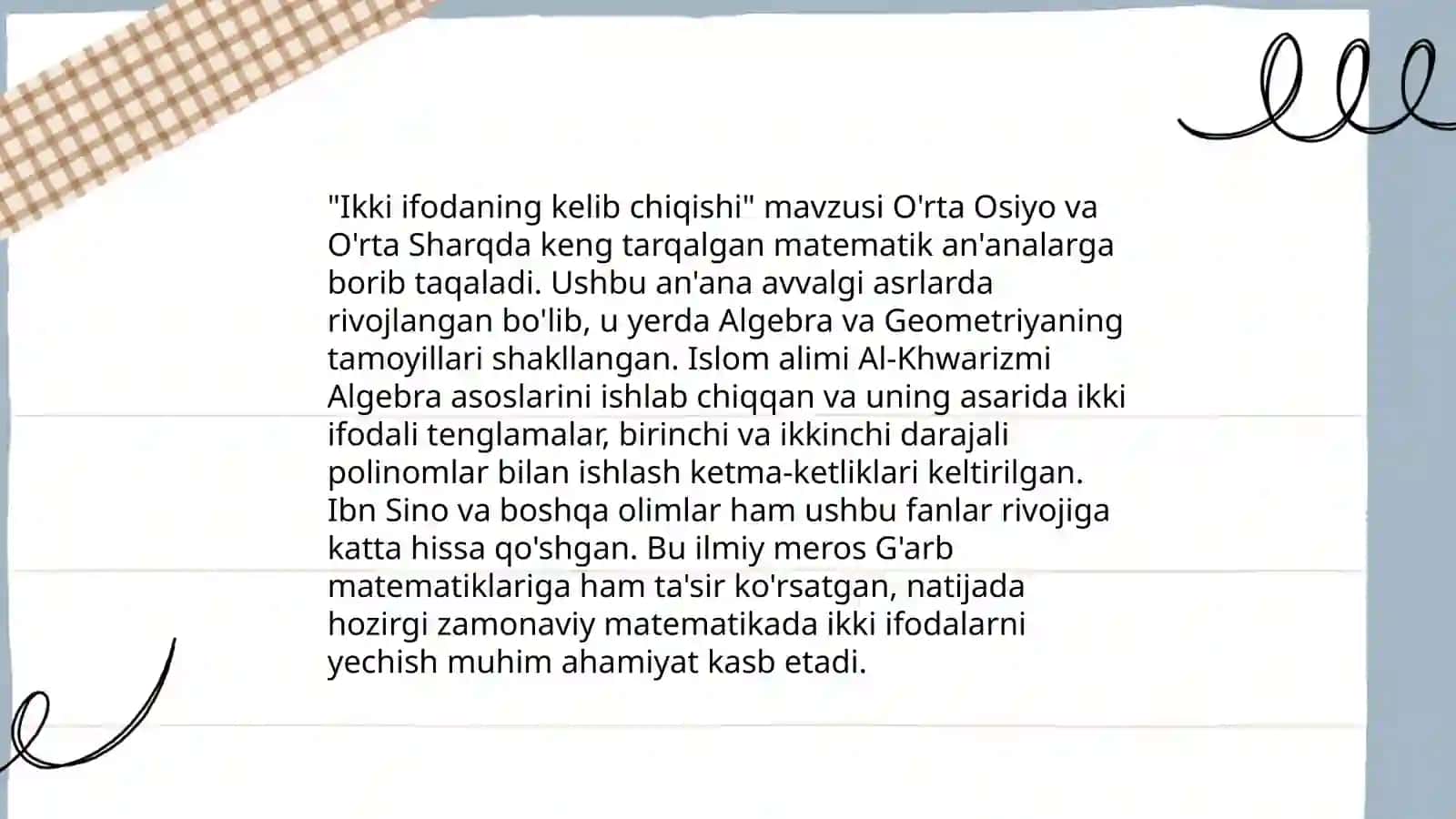 Ifodalar 4