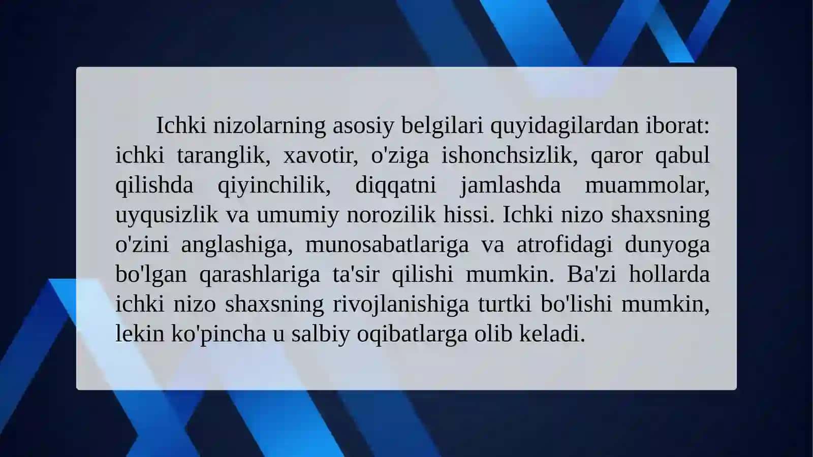 Psixologiyada nizolar turlari 4