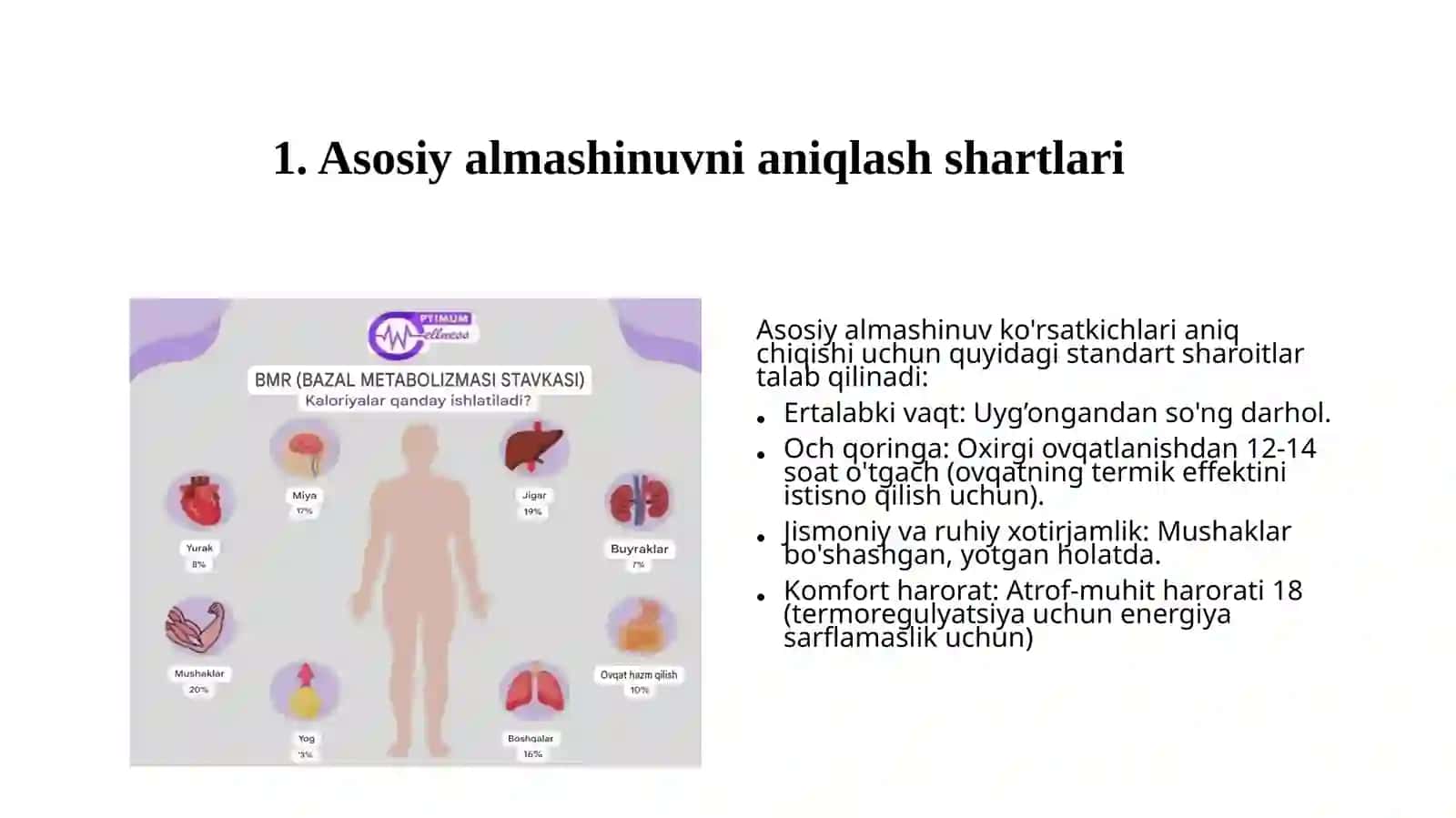 TOSHKENT DAVLAT TIBBIYOT UNIVERSITETI - NORMAL VA PATOLOGIK FIZIOLOGIYA 4