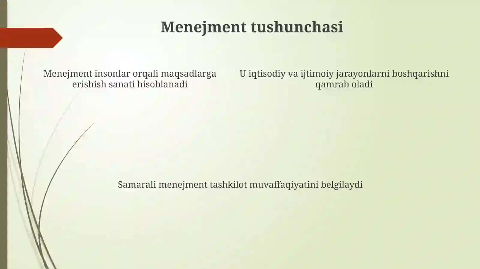 Menejmentning nazariyasoslari 4