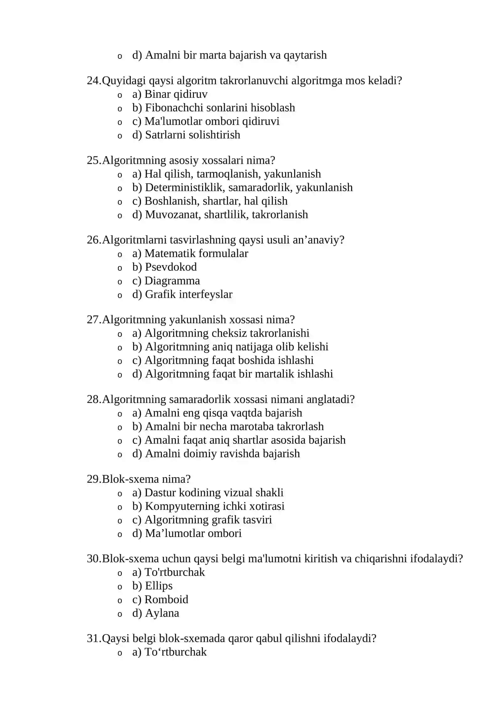 Algoritmning Tushunchasi 4