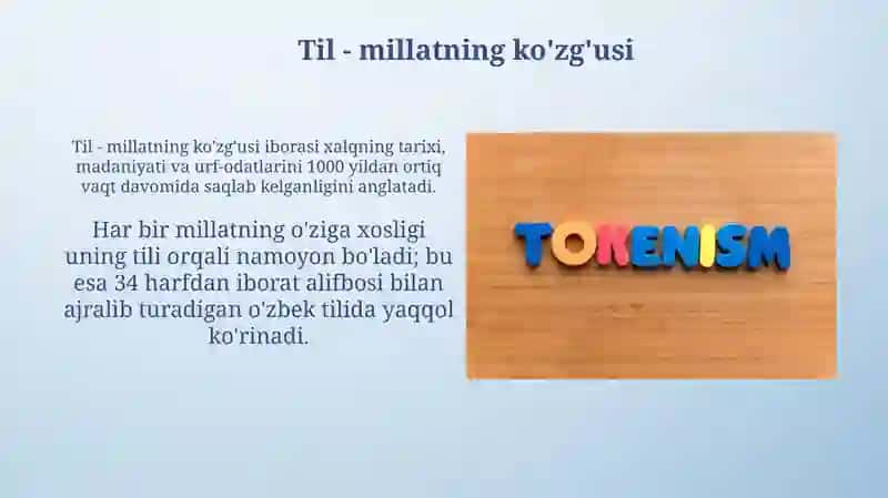 O'zbek tilim-iftixorim 4
