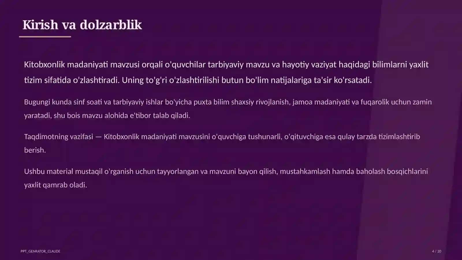 Kitobxonlik madaniyati 4