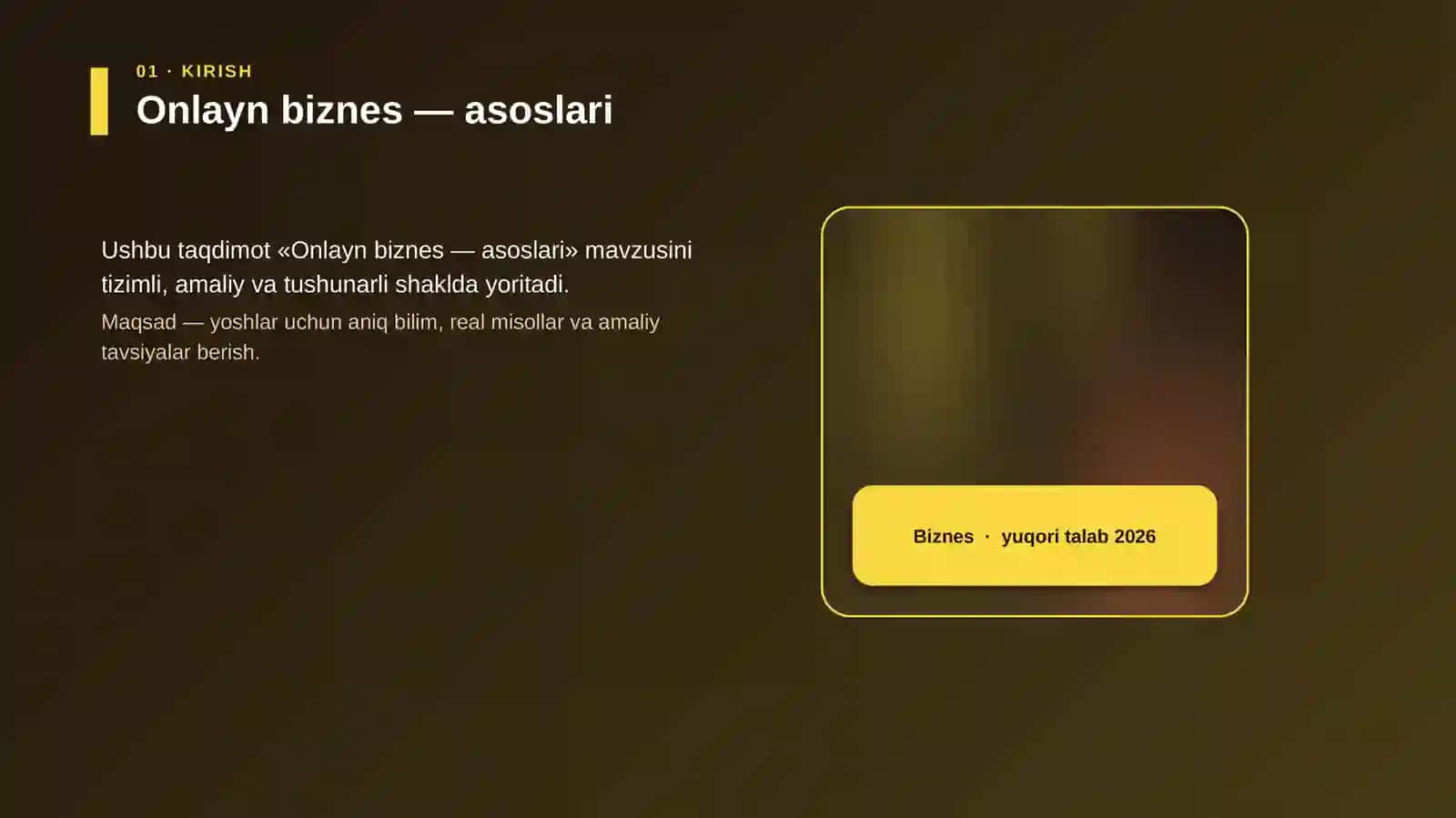 Onlayn biznes — asoslari 4
