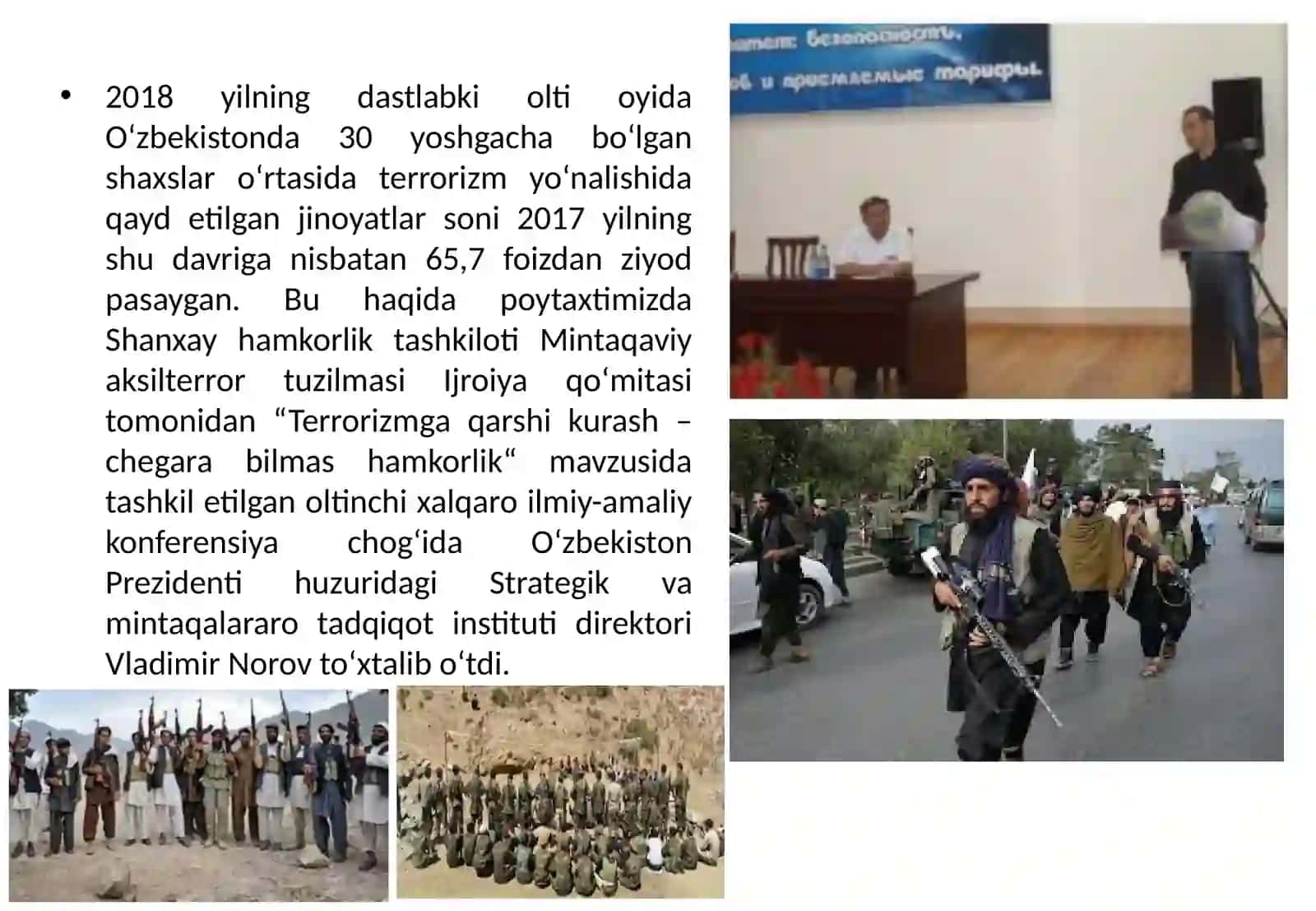 O'zbekiston Respublikasi Terrorizmga qarshi kurash to'g'risidagi qonuni 4