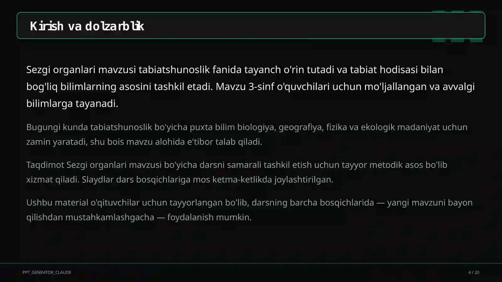Sezgi organlari (3-sinf) 4