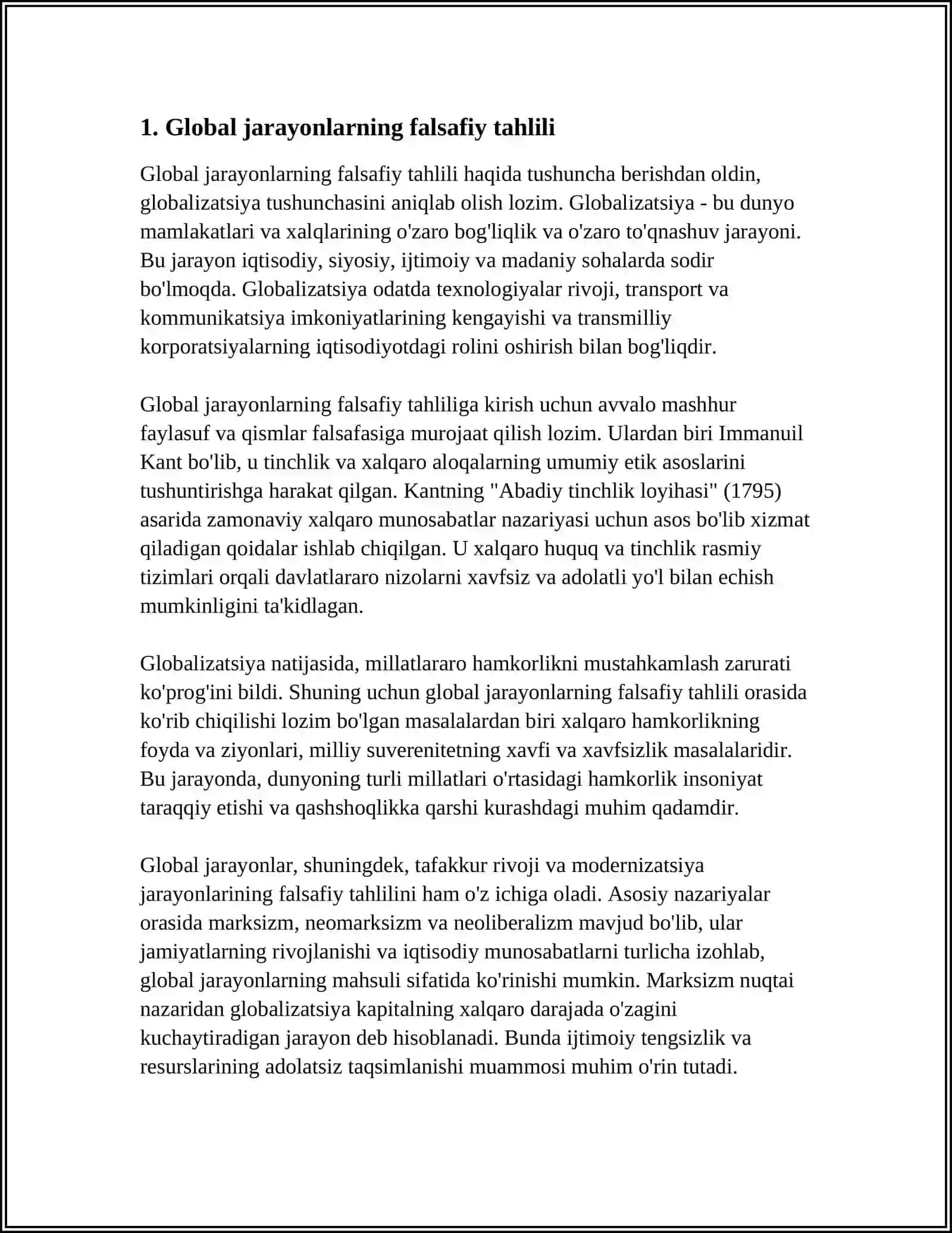 GLOBAL JARAYONLAR VA BARQAROR TARAQQIYOT FALSAFASI 4