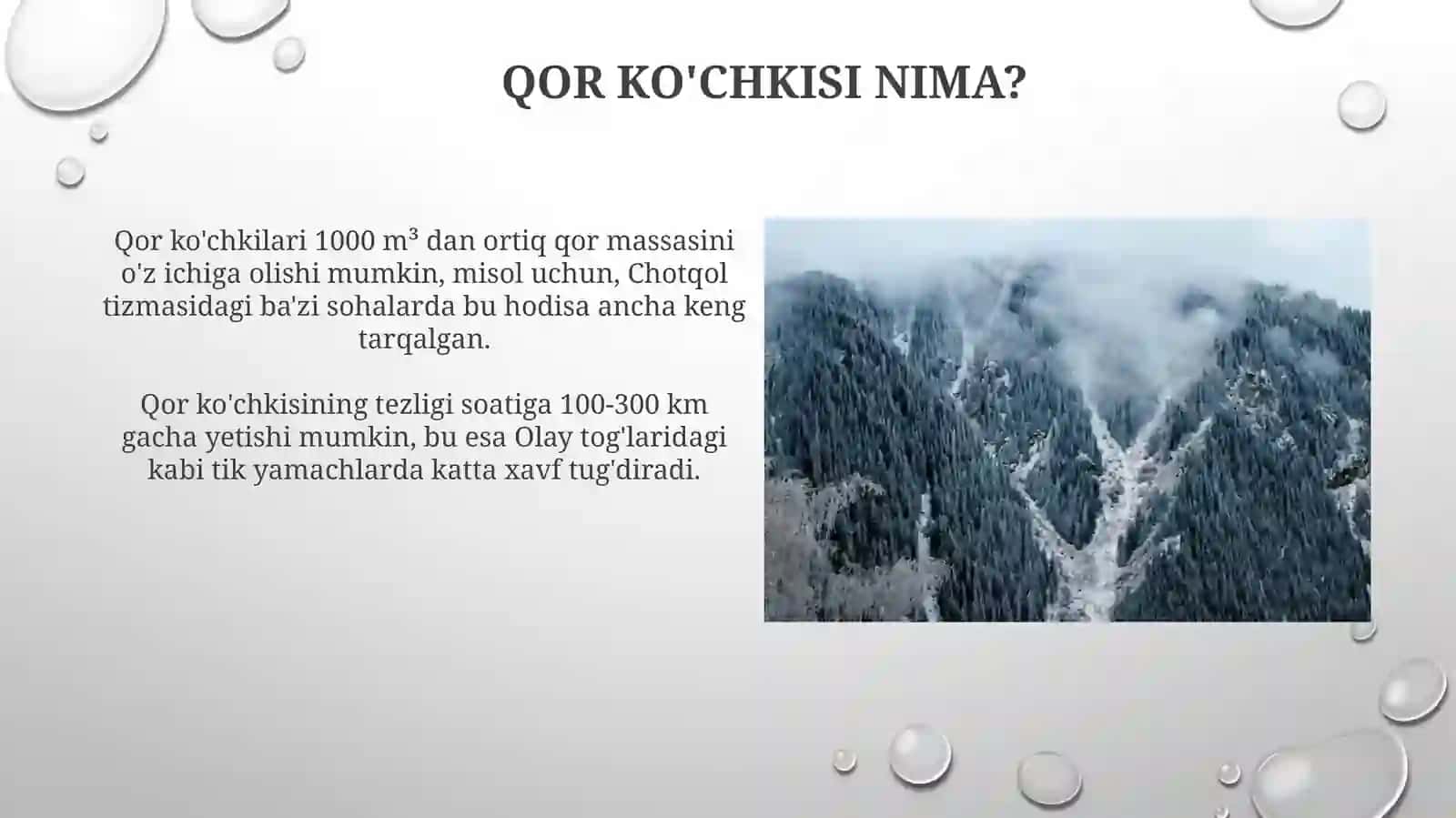 Qor ko'chkilari 4