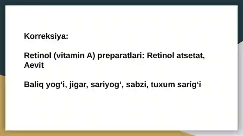 gipo va avitaminozlar Vitaminlar – organizmda modda almashinuvini tartibga soluvchi 4