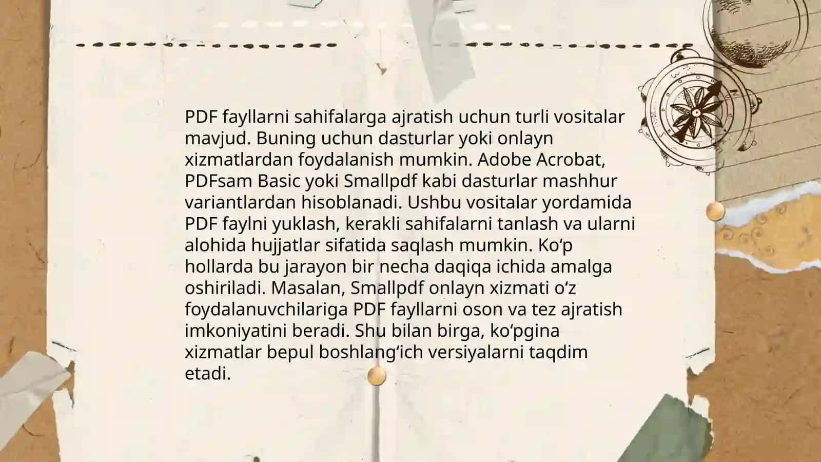 PDF formatli fayllar bilan ishlash va taxrirlash 4