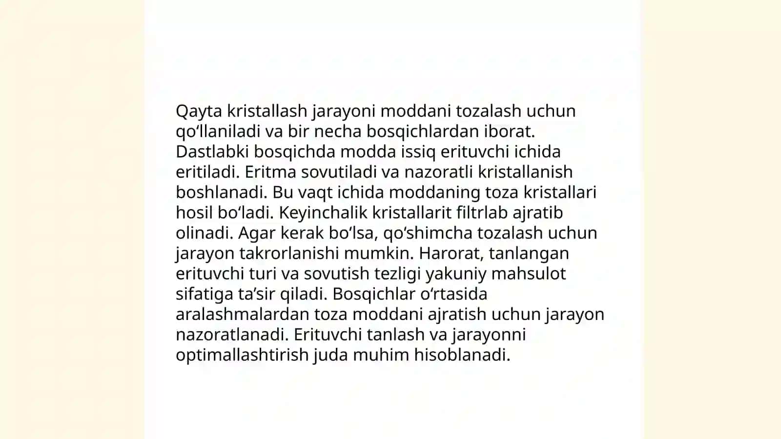 Qayta kristallash 4