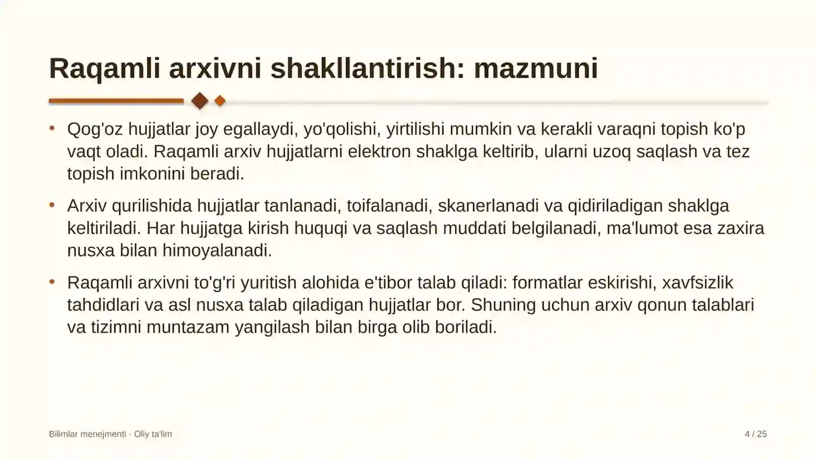 Biosfera rezervatlarida raqamli arxivni shakllantirish 4