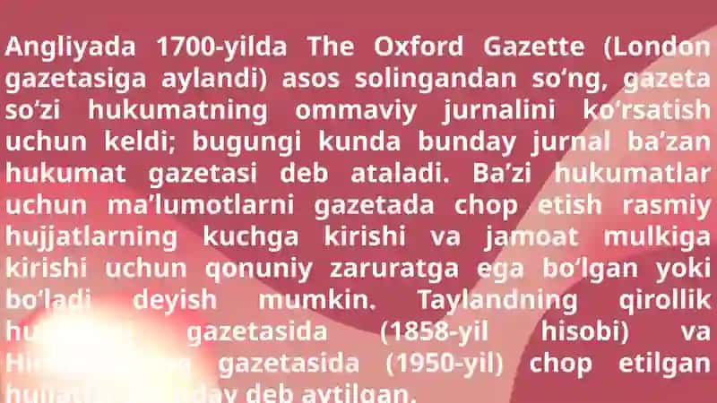 Gazetalar tarixi 4